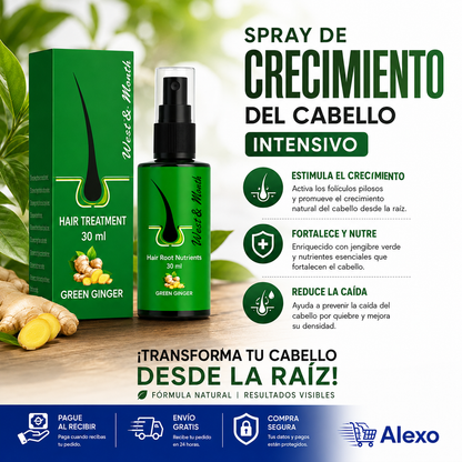 SPRAY DE CRECIMIENTO DEL CABELLO INTENSIVO