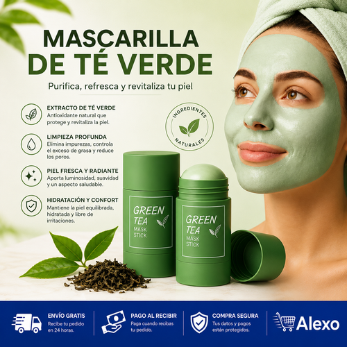 Mascarilla de té verde